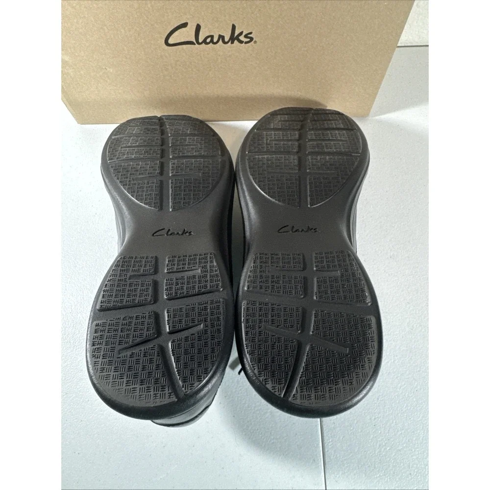 Clarks Kempton Run Men's Size 13 M Black Leather Oxford Dress Shoes Church Work